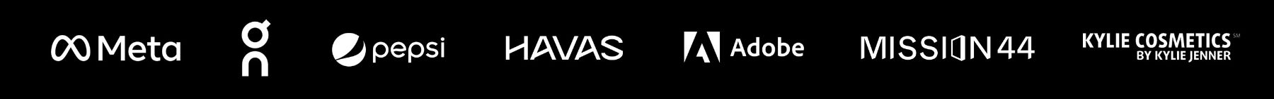 Meta, Adobe, Pepsi, Havas, On, Mission 44, Coty